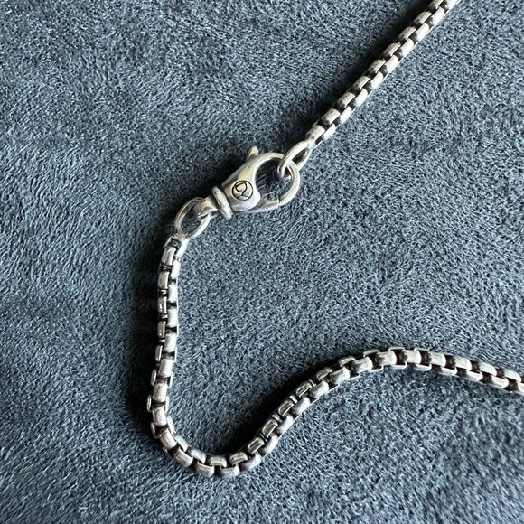 David Yurman Chevron Pendant & Skull Key Pendant w/ Pavé Black Diamonds Necklace - Picture 15 of 16